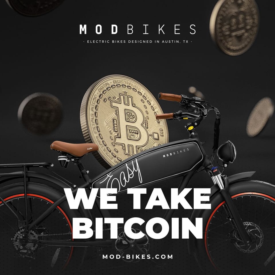 Local Business Bitcoin Integration: MOD BIKES